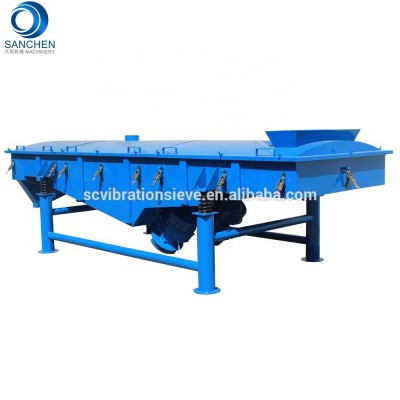 High output linear vibrating screen sieve for pulverized coal