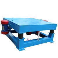 Cement mold compaction vibrating shaking table