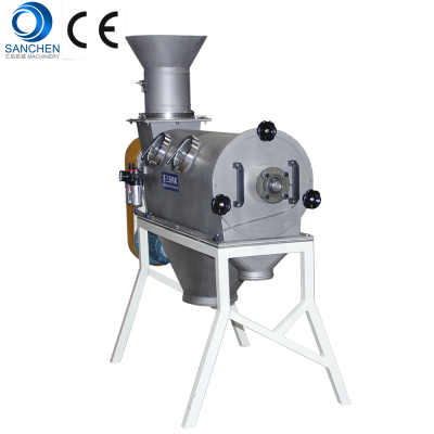 carbon steel material airflow sieving machine for TCM powder