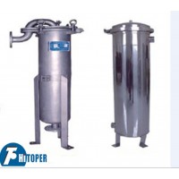 Stainless steel polishing filter system, easy operation stainless steel bag filter