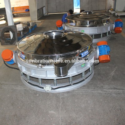 Direct discharge screen rotary vibrating sieve for flour