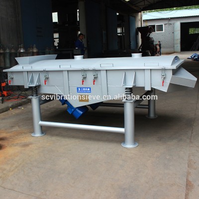 High quality screen separator machine mobile linear vibrating screen